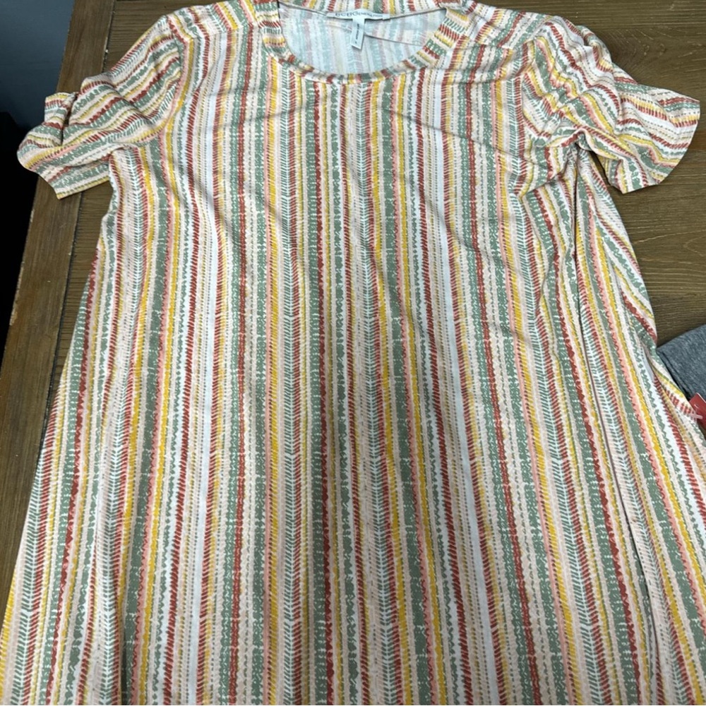 BCBGeneration Colorful Striped Top